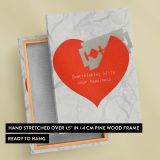 Overthinking Kills Your Happiness - Red Heart and Razor Design canvas wall art - Image 6