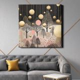 Owl in dusk time land landscape outdoors — alternate room view