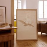 Owl Under Full Moon - Caspar David Friedrich Night Sky with Sepia Forest canvas wall art - Image 7