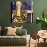 Pallas Athena (1898) famous painting Gustav Klimt — room mockup view 15