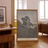 Parable of the Good Samaritan - Compassion Scene by Dore canvas wall art - Image 7