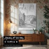 Paul Preaches at Thessalonica - New Testament Scene by Gustave Dore canvas wall art