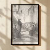 Paul Preaches at Thessalonica - New Testament Scene by Gustave Dore canvas wall art - Image 2