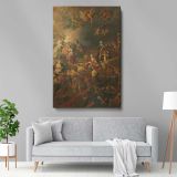 Peace under Willem II - Baroque Allegorical Historical Art By Adriaen van Nieulandt I canvas wall art - Image 5