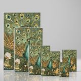 Peacock and Chickens - Dutch Art Nouveau Farmyard Scene By Theo van Hoytema canvas wall art - Image 4