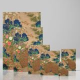 Peacock and Flowers - 17th Century Chinese Botanical Scene canvas wall art - Image 4