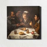 Peasants at Lunch by Diego Velázquez — room mockup view 1