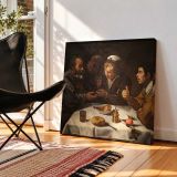 Peasants at Lunch by Diego Velázquez — room mockup view 2