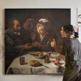 Peasants at Lunch by Diego Velázquez — room mockup view 3