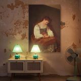 Penitent Magdalene - Caravaggio Repentant Woman with Pearls and Soft Shadows canvas wall art - Image 5