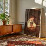 Penitent Magdalene - Caravaggio Repentant Woman with Pearls and Soft Shadows canvas wall art - Image 6