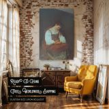 Penitent Magdalene - Redemption Scene in Pearls by Caravaggio canvas wall art - Image 3