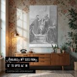 Peter and John at the Gate - Healing Scene from Acts by Gustave Dore canvas wall art