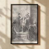 Peter and John at the Gate - Healing Scene from Acts by Gustave Dore canvas wall art - Image 2