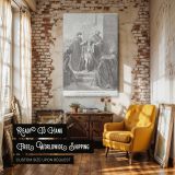 Peter and John at the Gate - Healing Scene from Acts by Gustave Dore canvas wall art - Image 3