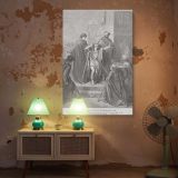 Peter and John at the Gate - Healing Scene from Acts by Gustave Dore canvas wall art - Image 5