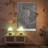 Peter Delivered from Prison - Angelic Rescue by Gustave Dore canvas wall art - Image 5