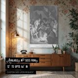 Peter Denies Jesus - Courtyard Scene by Gustave Dore canvas wall art