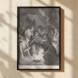 Peter Denies Jesus - Courtyard Scene by Gustave Dore canvas wall art - Image 2