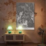 Peter Denies Jesus - Courtyard Scene by Gustave Dore canvas wall art - Image 5