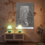 Pharisee and Publican - Humility Parable Scene by Dore canvas wall art - Image 5