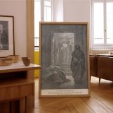 Pharisee and Publican - Humility Parable Scene by Dore canvas wall art - Image 7