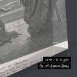 Pharisee and Publican - Humility Parable Scene by Dore canvas wall art - Image 8