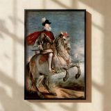 Philip III Equestrian - Velazquez Royal Rider in Bold Stance canvas wall art - Image 2