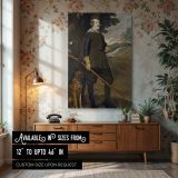 Philip IV as Huntsman - Velazquez Portrait in Hunting Attire with Dog canvas wall art