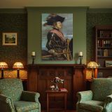 Philip IV Equestrian - Velazquez Portrait with Hat and Ceremonial Pink Sash canvas wall art - Image 4