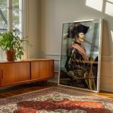 Philip IV Equestrian - Velazquez Portrait with Hat and Ceremonial Pink Sash canvas wall art - Image 6