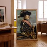 Philip IV Equestrian - Velazquez Portrait with Hat and Ceremonial Pink Sash canvas wall art - Image 7