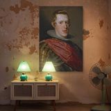 Philip IV in Armor - Velazquez Royal Baroque Portrait with Red Sash canvas wall art - Image 5