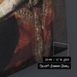 Philip IV in Fraga - Velazquez Royal Red Attire with Staff of Command canvas wall art - Image 8