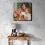 Pierre-Auguste Renoir's Child with Toys , Gabrielle and the Artist's Son, Jean (1895-1896) painting in high resolution — alternate room view