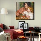 Pierre-Auguste Renoir's Child with Toys , Gabrielle and the Artist's Son, Jean (1895-1896) painting in high resolution — alternate room view