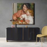 Pierre-Auguste Renoir's Child with Toys , Gabrielle and the Artist's Son, Jean (1895-1896) painting in high resolution — alternate room view
