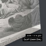 Plague in Jerusalem - Gustave Dore Judgment Scene with Angel and Citizens canvas wall art - Image 8