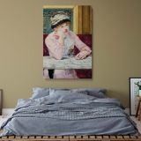 Plum Brandy - French Impressionist Cafe Scene by Edouard Manet canvas wall art - Image 5