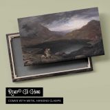 Pool in the Riesengebirge by Adrian Ludwig Richter - canvas rear frame and hanging hardware