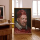 Pope Innocent X - Velazquez Vivid Red Robe and Piercing Eyes canvas wall art - Image 7