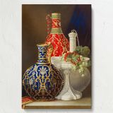 Porcelain Vessels - Vintage Industrial Art Collection By Matthew Digby Wyatt canvas wall art - Image 7