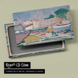 Port by Andre Derain - canvas rear frame and hanging hardware