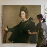 Portrait of a Lady by Diego Velázquez — room mockup view 3