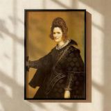 Portrait of a Lady - Velazquez Elegant Noblewoman in Black Dress canvas wall art - Image 2