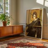 Portrait of a Lady - Velazquez Elegant Noblewoman in Black Dress canvas wall art - Image 6
