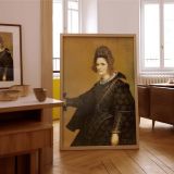 Portrait of a Lady - Velazquez Elegant Noblewoman in Black Dress canvas wall art - Image 7