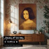 Portrait of a Little Girl - Spanish Baroque Child Portrait by Velazquez canvas wall art