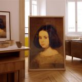 Portrait of a Little Girl - Spanish Baroque Child Portrait by Velazquez canvas wall art - Image 7