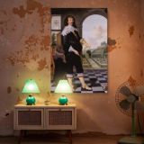Portrait of a Man - Dutch Baroque Gentleman by Danckerts de Rij canvas wall art - Image 6
